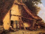 A Peasant Family Outside a Cottage Ostade, Adriaen van